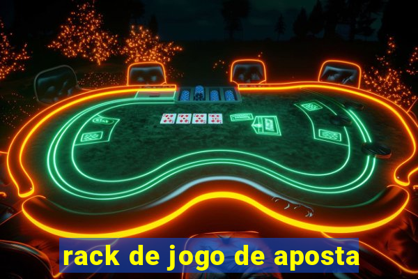 rack de jogo de aposta